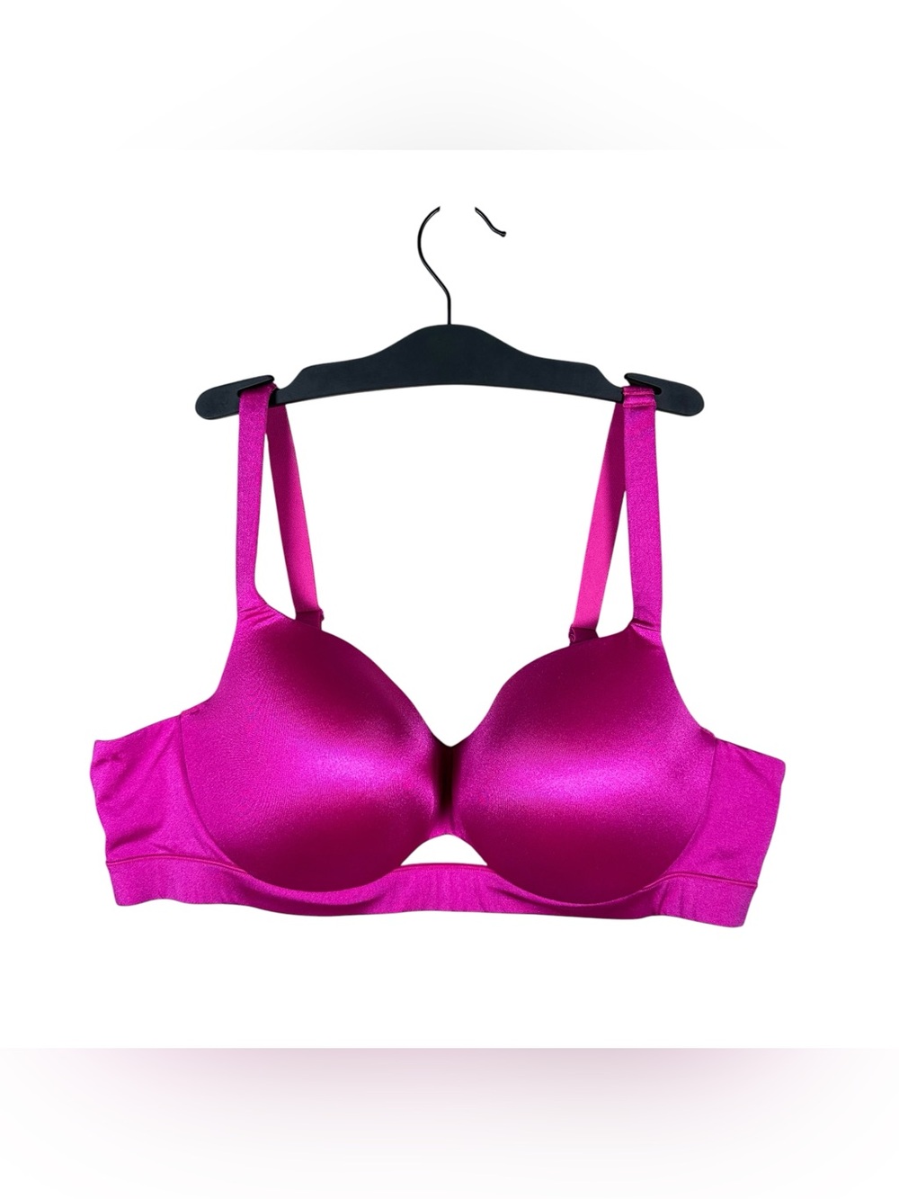 CACIQUE Comfort Bliss Lightly Lined Balconette Bra in Magenta Petal - Picture 5 of 12